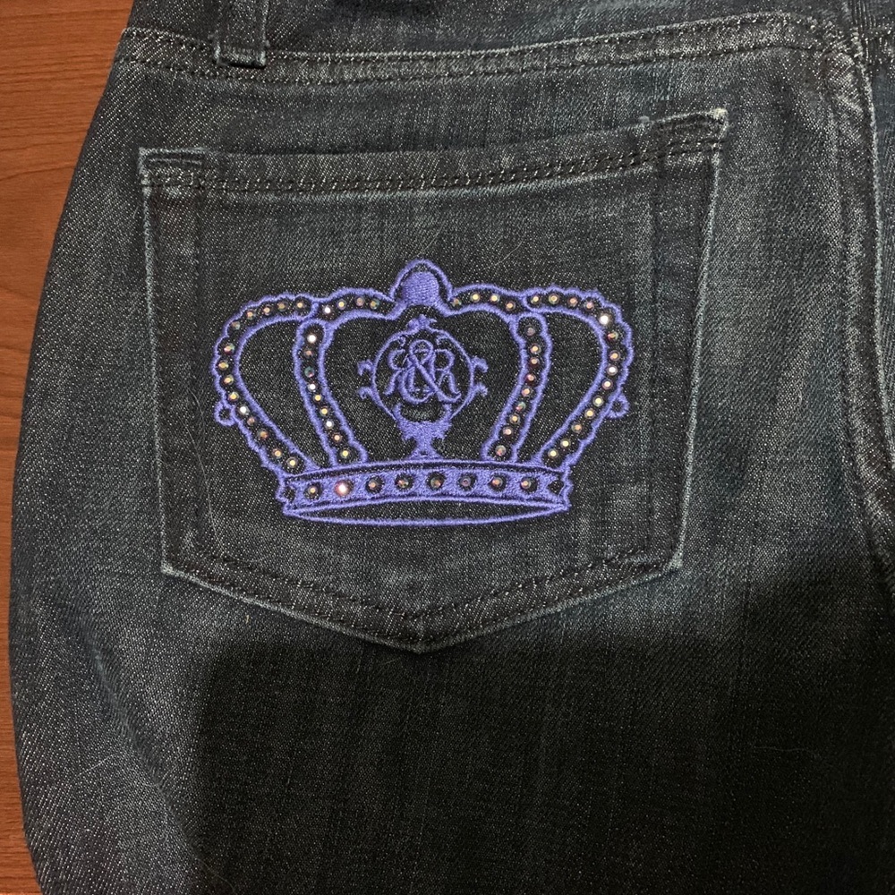Rock & Republic Jeans Purple Crown! Size 24